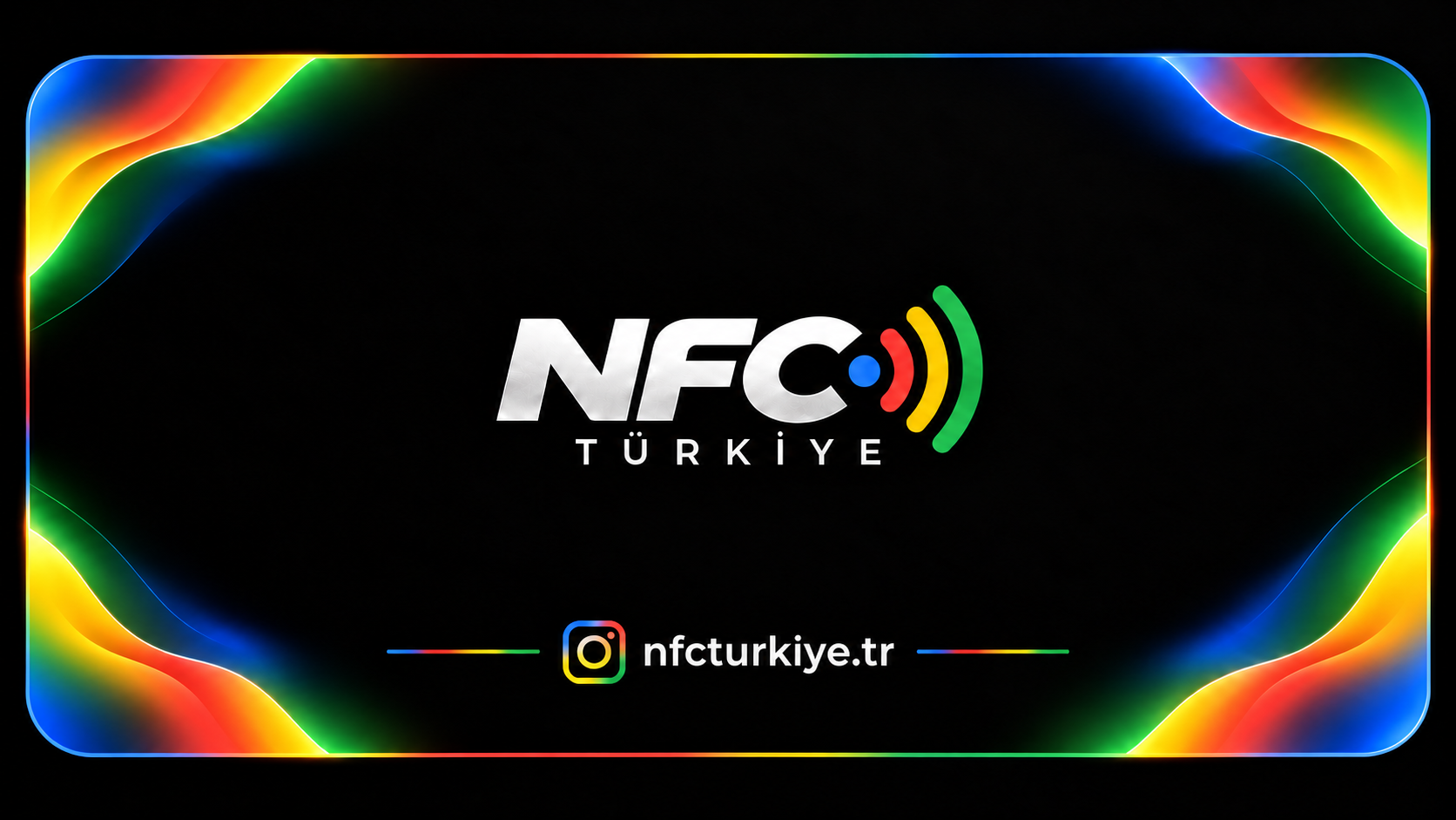 Google Yorum NFC Kartı arka yüzü